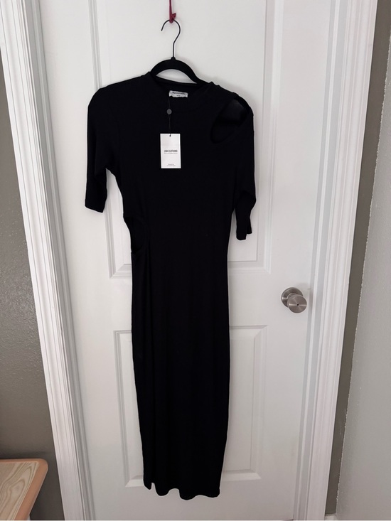 LNA Dresses & Skirts - LNA Black Cutout Midi Dress